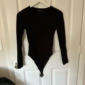 Black Long Sleeve Bodysuit